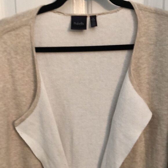 Women’s Rafaella long open front cardigan. - Picture 3 of 7